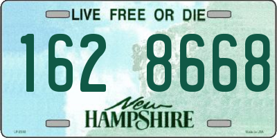 NH license plate 1628668