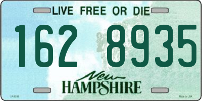 NH license plate 1628935