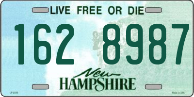 NH license plate 1628987