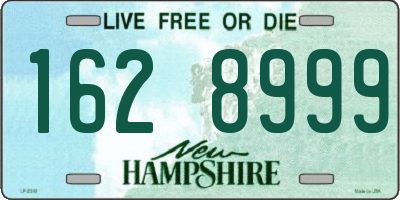 NH license plate 1628999