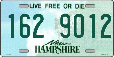 NH license plate 1629012