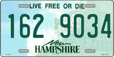 NH license plate 1629034