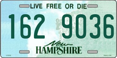 NH license plate 1629036