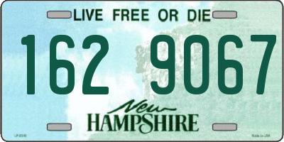 NH license plate 1629067