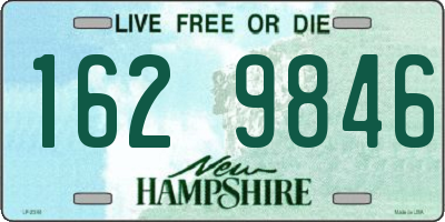 NH license plate 1629846