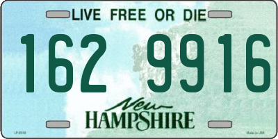 NH license plate 1629916