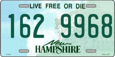 NH license plate 1629968