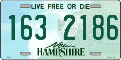 NH license plate 1632186