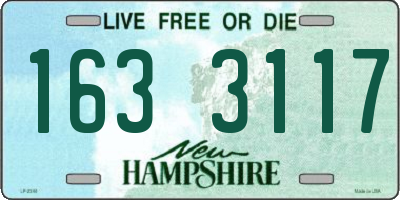 NH license plate 1633117