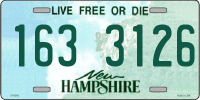 NH license plate 1633126