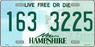 NH license plate 1633225