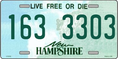 NH license plate 1633303