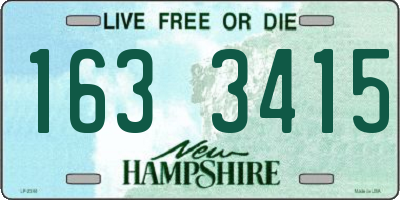 NH license plate 1633415