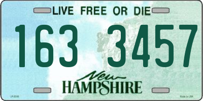 NH license plate 1633457