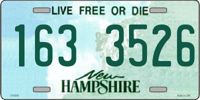 NH license plate 1633526