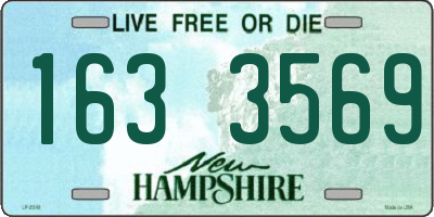 NH license plate 1633569