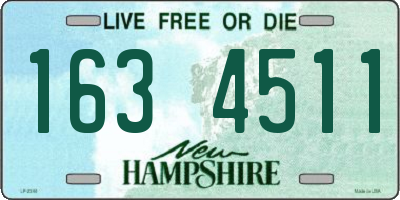 NH license plate 1634511