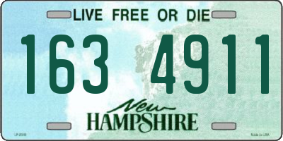 NH license plate 1634911