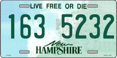 NH license plate 1635232