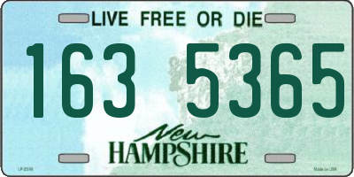 NH license plate 1635365
