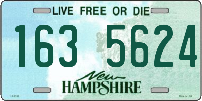 NH license plate 1635624