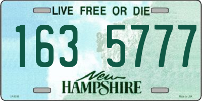 NH license plate 1635777