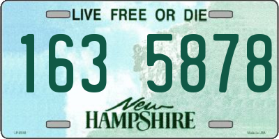 NH license plate 1635878
