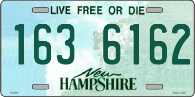 NH license plate 1636162
