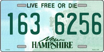 NH license plate 1636256