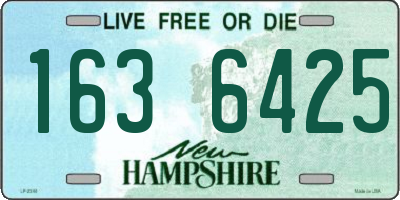 NH license plate 1636425