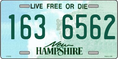 NH license plate 1636562