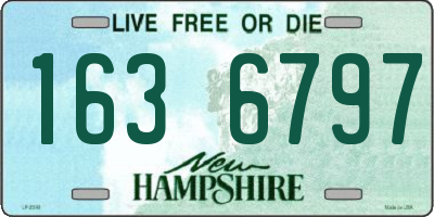 NH license plate 1636797