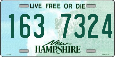 NH license plate 1637324