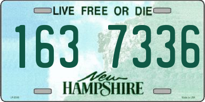 NH license plate 1637336