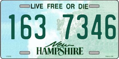 NH license plate 1637346