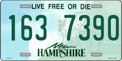 NH license plate 1637390