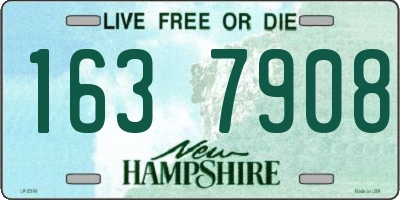 NH license plate 1637908