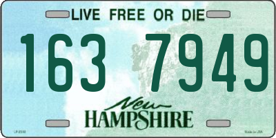 NH license plate 1637949
