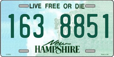 NH license plate 1638851