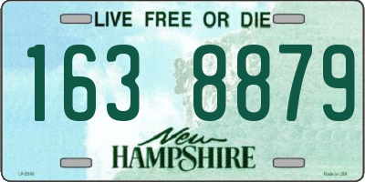 NH license plate 1638879