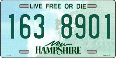 NH license plate 1638901