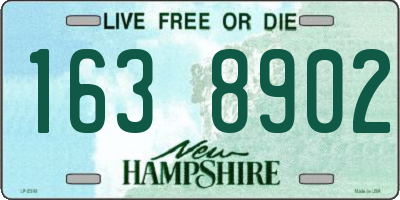 NH license plate 1638902