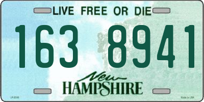 NH license plate 1638941