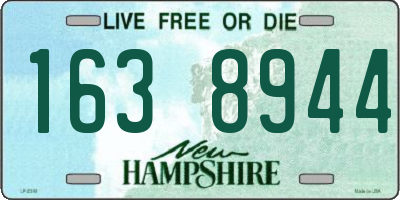 NH license plate 1638944
