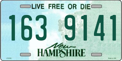 NH license plate 1639141