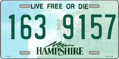 NH license plate 1639157