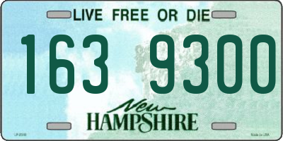 NH license plate 1639300
