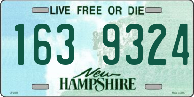NH license plate 1639324