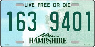 NH license plate 1639401