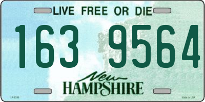 NH license plate 1639564